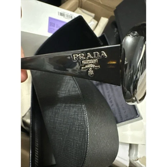 PRADA OPR 260S Brown Gradient Sunglasses SPR 26O Made In Italy AUTHENTIC NIB - Picture 3 of 5